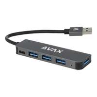 AVAX Avax hb900 prime usb 3.0-4x3.0 usb hub+cf töltés