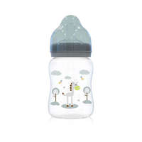 Baby Care Baby Care széles nyakú cumisüveg 250ml - Mint green