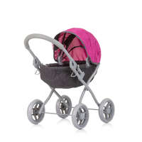 Chipolino Chipolino Daisy játék babakocsi - Grey/Pink linen