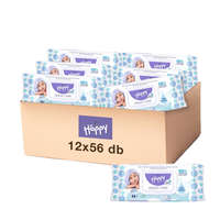 Bella Baby Bella Happy Aqua Care vízalapú nedves törlőkendő 12x56 db