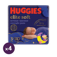 Huggies Huggies Elite Soft Overnight Pants éjszakai bugyipelenka 3, 6-11 kg, 92 db