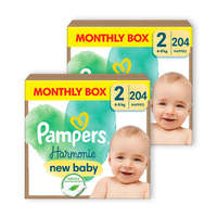 Pampers INGYENES SZÁLLÍTÁS - Pampers Harmonie pelenka 2, 4-8 kg, HAVI PELENKACSOMAG 408 db