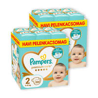 Pampers INGYENES SZÁLLÍTÁS - Pampers Premium Care pelenka 2, 4-8 kg, HAVI PELENKACSOMAG 1+1 448 db
