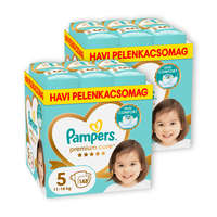 Pampers INGYENES SZÁLLÍTÁS - Pampers Premium Care pelenka 5, 11-16 kg, HAVI PELENKACSOMAG 1+1, 296 db