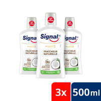Signal Signal Nature Elements Natural Fresh Breath szájvíz 3x500 ml