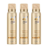 Dove Dove Summer Revived önbarnító hab világos-közepes árnyalatú bőrre (3x150 ml) + ajándék hajpánt
