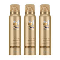 Dove Dove Summer Revived önbarnító hab közepes-sötét árnyalatú bőrre (3x150 ml) + ajándék hajpánt