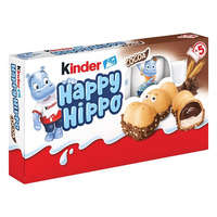KINDER Kinder Happy Hippo 5 darabos táblás csokoládé (105 g)
