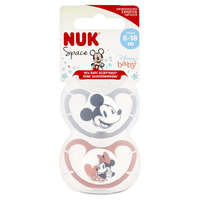 Nuk NUK Space játszócumi Minnie & Mickey 6-18 hó 2 db (lány)
