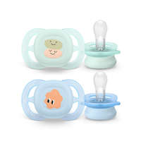 Philips Philips AVENT SCF075/04 Ultra start játszócumi mintás 0-2hó, fiús (2 db)