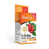 Bioco BioCo C+D Duo Retard C-vitamin 1000mg+D3-vitamin 2000NE filmtabletta (100 db)