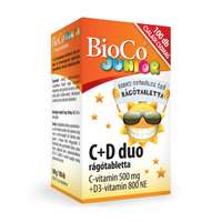 Marslakócskák BioCo C+D Duo Junior rágótabletta (100 db)