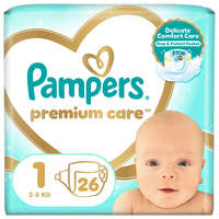 Pampers Pampers Premium Care pelenka, Újszülött 1, 2-5 kg, 26 db