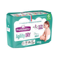 Pommette Pommette Agility Dry pelenka 6, 15-30 kg, 48 db