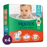 MOLTEX MOLTEX Extra Dry nadrágpelenka, Junior 5, 11-16 kg HAVI PELENKACSOMAG 104 db