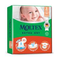 MOLTEX MOLTEX Extra Dry nadrágpelenka, Midi 3, 6-10 kg, 32 db