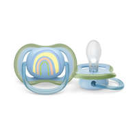 Philips Philips AVENT SCF086/03 Ultra air játszócumi mintás 0-6hó, 1 db (szivárvány)