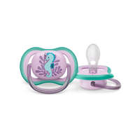 Philips Philips AVENT SCF086/06 Ultra air játszócumi mintás 6-18hó, 1 db (csikóhal)