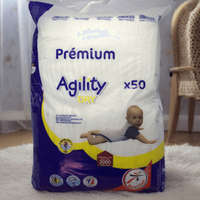 Gazdaságos Prémium Agility dry gazdaságos nadrágpelenka 3-6 kg - Mini (50 db)