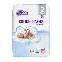 Violeta Violeta Double Care Cotton nadrágpelenka 2, 3-6 kg, 64 db (+ 20 db ajándék törlőkendő)