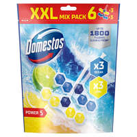 Domestos Domestos Power5 WC frissítő blokk mix, Lime / Ocean (6x50 g)