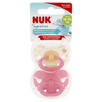 Nuk NUK Signature szilikon cumi 18-36hó 2 db (lány)