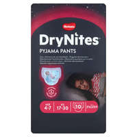 Huggies Huggies Drynites éjszakai pelenka, 4-7 éves korú lánynak, 17-30 kg, 10 db