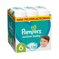 Pampers Pampers Active Baby pelenka, Junior 6, 13-18 kg, HAVI PELENKACSOMAG 128 db