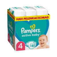 Pampers Pampers Active Baby pelenka, Maxi 4, 9-14 kg, HAVI PELENKACSOMAG 180 db