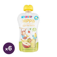 Hipp Hipp HiPPiS BIO gyümölcspép alma-körte-banán, 4 hó+ (6x100 g)