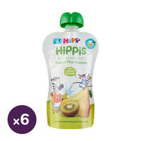 Hipp Hipp HiPPiS BIO gyümölcspép körte-banán-kiwi, 6 hó+ (6x100 g)