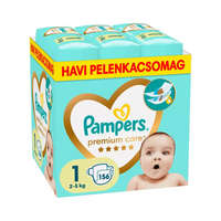 Pampers Pampers Premium Care pelenka 1, 2-5 kg, HAVI PELENKACSOMAG 156 db