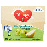 Milupa Milupa Frutapura alma-körte gyümölcspüré 4 hó+ (4x100 g)