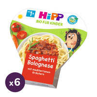 Hipp Hipp BIO bolognai spagetti, 12 hó+ (6x250 g) - tálcás menü