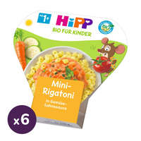 Hipp Hipp BIO mini rigatoni zöldséges-tejszínes szószban, 12 hó+ (6x250 g) - tálcás menü