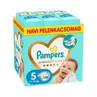 Pampers Pampers Premium Care pelenka 5, 11-16 kg, HAVI PELENKACSOMAG 148 db