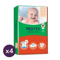 MOLTEX MOLTEX Extra Dry nadrágpelenka, Mini 2, 3-8 kg HAVI PELENKACSOMAG 144 db