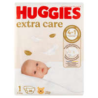 Huggies Huggies Extra Care újszülött pelenka 1, 2-5 kg, 26 db