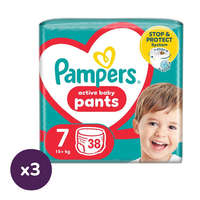 Pampers Pampers Active Baby Pants bugyipelenka 7, 15 kg+, 114 db