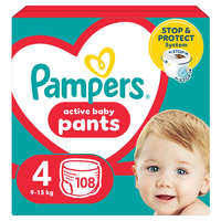 Pampers Pampers Active Baby Pants bugyipelenka 4, 9-15 kg, 108 db