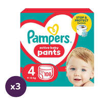 Pampers Pampers Active Baby Pants bugyipelenka 4, 9-15 kg, 324 db