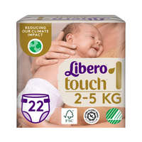 Libero Libero Touch pelenka, Újszülött 1, 2-5 kg, 22 db