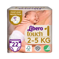 Libero Libero Touch pelenka, Újszülött 1, 2-5 kg, 22 db