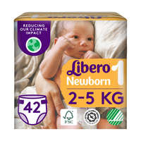 Libero Libero Newborn 1 újszülött pelenka, 2-5 kg, 42 db