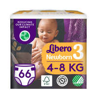 Libero Libero Newborn 3 pelenka, 4-8 kg, 66 db