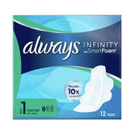 Always Always Infinity Normál Egészségügyi Szárnyas betét (12 db)