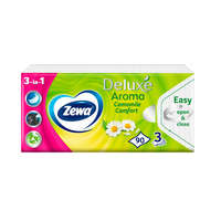 Zewa Zewa Deluxe Camomile Comfort 3 rétegű papírzsebkendő (90 db)