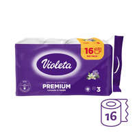 Violeta Violeta toalettpapír prémium 3 rétegű, levendula-vanília (16 tekercs)