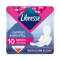 Libresse Libresse Maxi+ szárnyas egészségügyi betét (10 db)