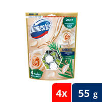 Domestos Domestos Aroma Lux wc WC-frissítő rúd, white rosebuds & tea tree oil (4x55 g)